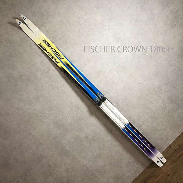 FISCHER フィッシャー CROWN クラウン 180cm クロスカントリー スキー ビンディング セット ウロコあり ウィンター スポーツ 札幌拍卖