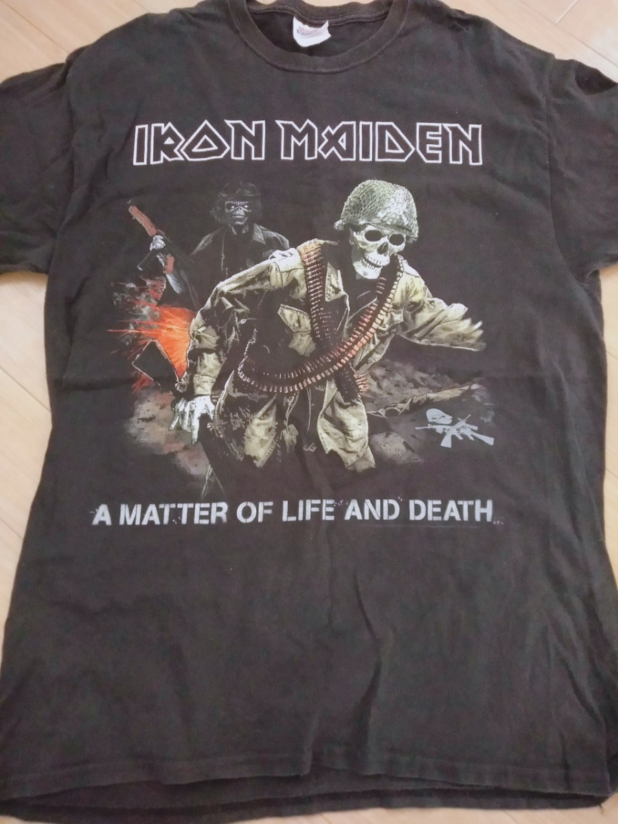 【送料無料】アイアン・メイデン Tシャツ Lサイズ IRON MAIDEN 希少品 レア 入手困難拍卖