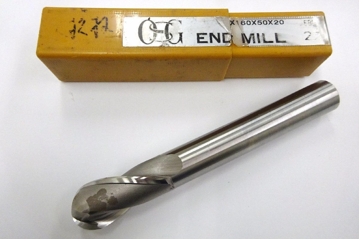 OSG ボールエンドミル R12.2×24.4 シャンクΦ20 送料無料拍卖