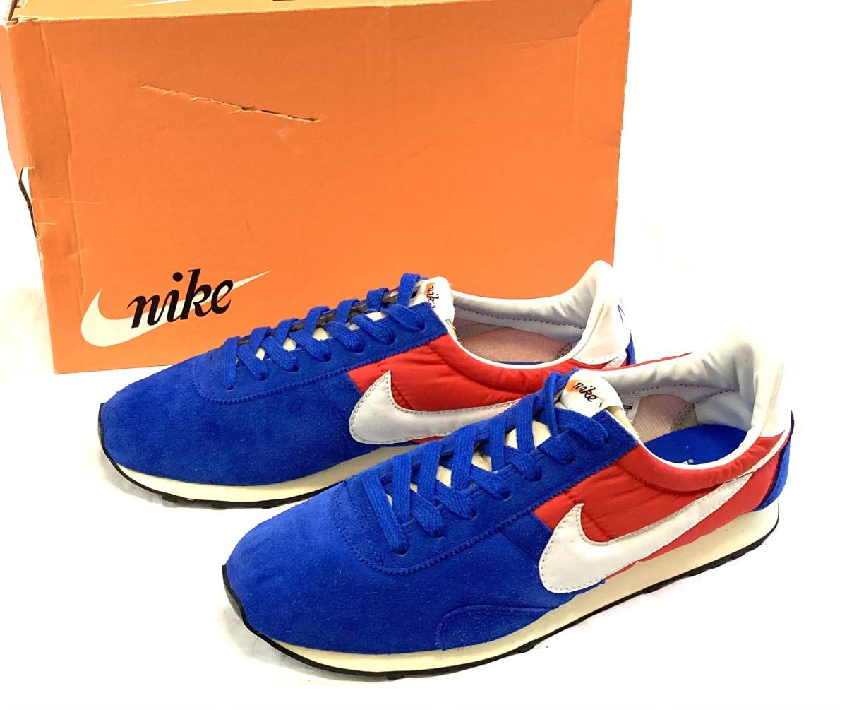 新品 デッド 11年製 NIKE PRE MONTREAL RACER VNTG プレモントリオールレーサー US9.5/27.5cm 青赤拍卖