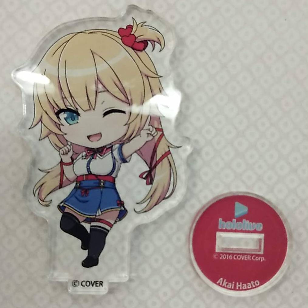 ホロライブ ねんどろいどぷらす アクリルスタンド 1期生 赤井はあと【hololive Nendroid Acrylic Stand 1st Generation Akai Haato】拍卖