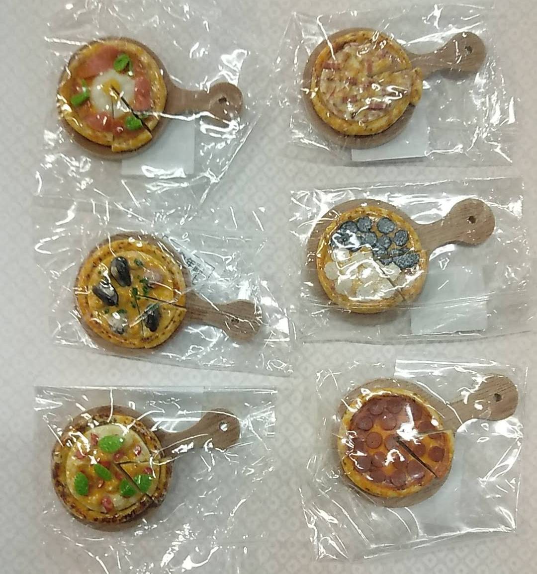 潮風香る本場ナポリの窯焼きピッツァ 全6種セット【カプセルトイガチャガチャポンガシャポンミニチュア食べ物料理】拍卖