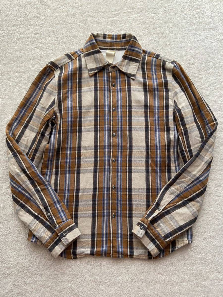 Wht チェック柄長袖シャツ ホワイト メンズ拍卖