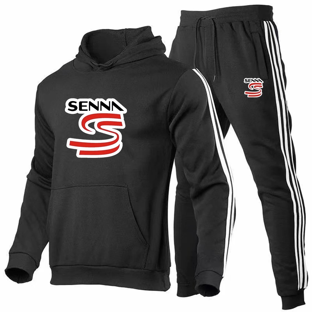 海外 送料込み アイルトン・セナ F1 サイズ各種 スウェットシャツ パーカー パンツ 2点セット d拍卖