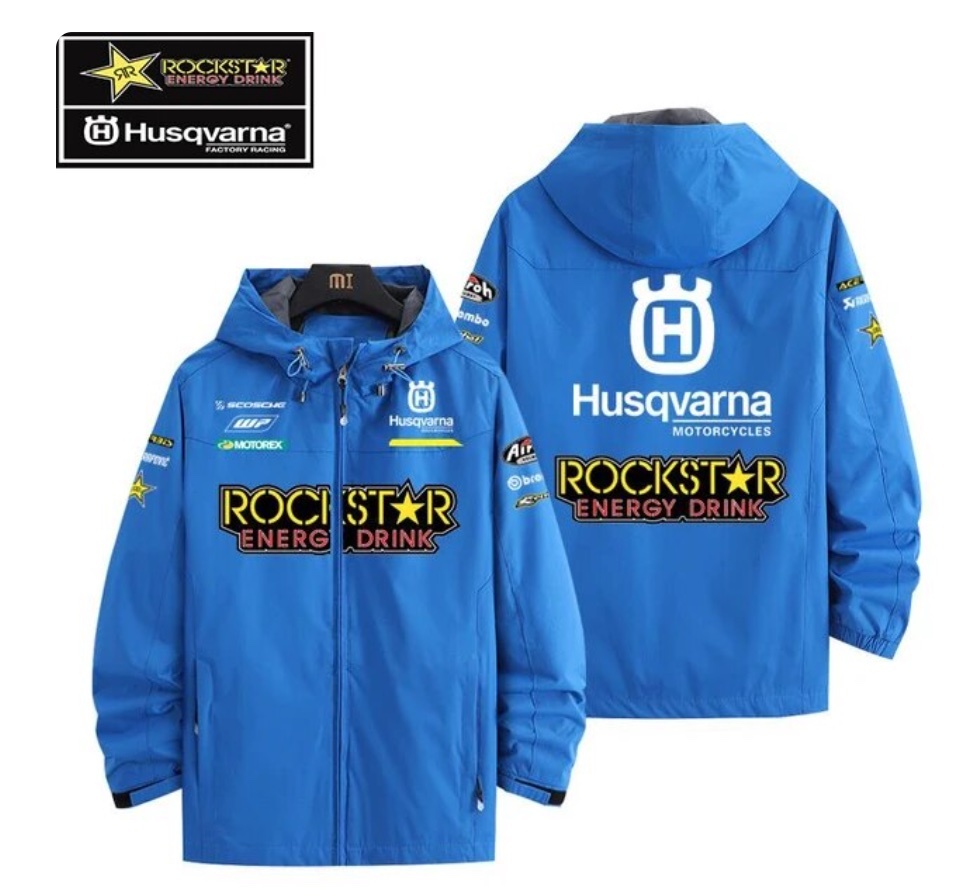 海外 送料込み ハスクバーナ Rockstar ロックスター サイズ各種 ジャケット レプリカ 2拍卖