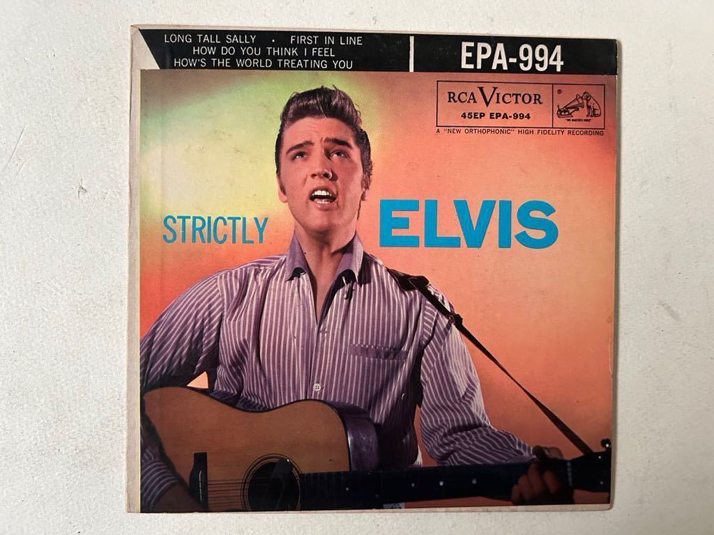 ELVIS PRESLEY 1957 u.s.original STRICTLY ELVIS RCA victor EPA-994 エルヴィスプレスリー1957年発売アメリカオリジナル盤拍卖