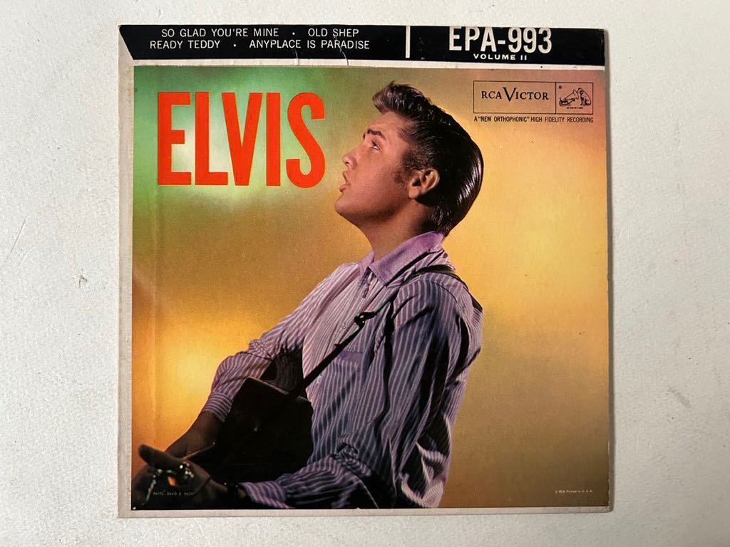 ELVIS PRESLEY 1956u.s original ELVIS VOLUME Ⅱ RCA victor EPA-993エルヴィスプレスリー1956年発売アメリカオリジナル盤 検ロカビリー拍卖