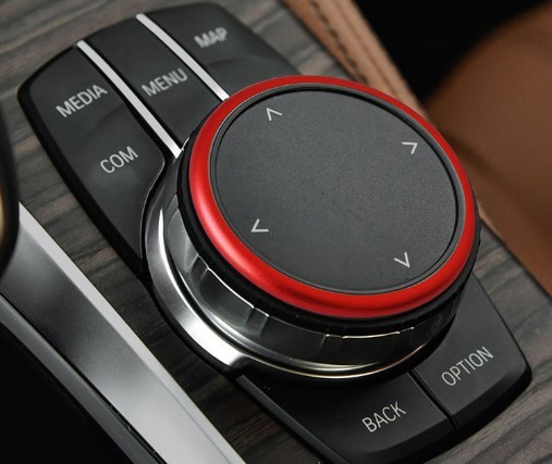 デザイン性UP♪ BMW iDrive コマンド ダイヤル リング 赤 X1 F48 sDrive xDrive 18i 18d 20i 25i Mスポーツ Xライン X1シリーズ拍卖