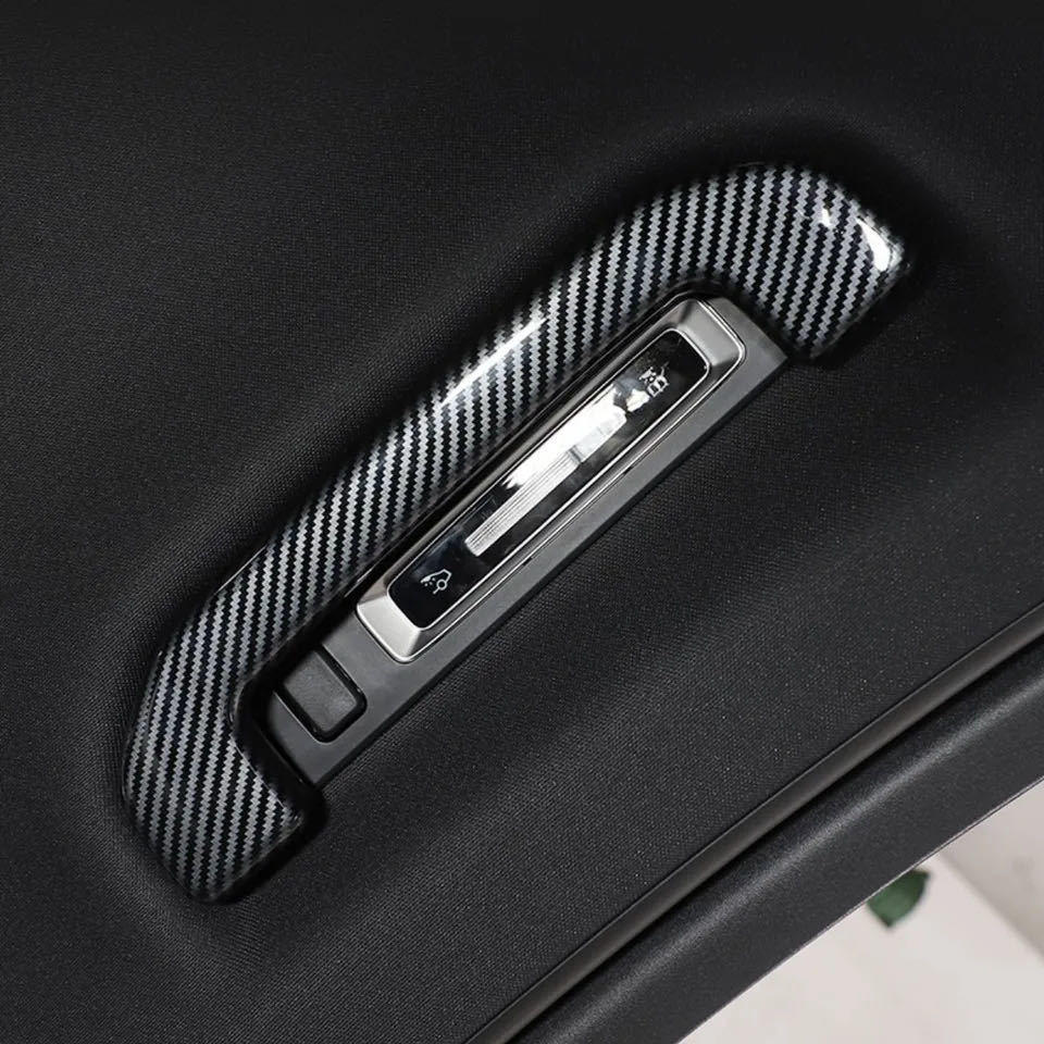 スポーティ全開♪ カーボン ルック ルーフハンドル アシストグリップ カバー ベンツ W206 C180 C200 C220d C43 C63 Cクラス セダン拍卖