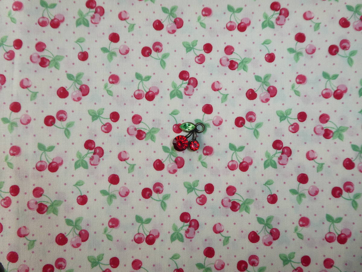 レア★ルシアン30’sチェリーホワイト★レトロポップさくらんぼ拍卖