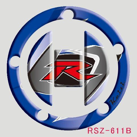 【メール便送料無料・代引不可】RSZ611B(ブルー) Keiti タンクキャップパッド スズキ SUZUKI 汎用拍卖