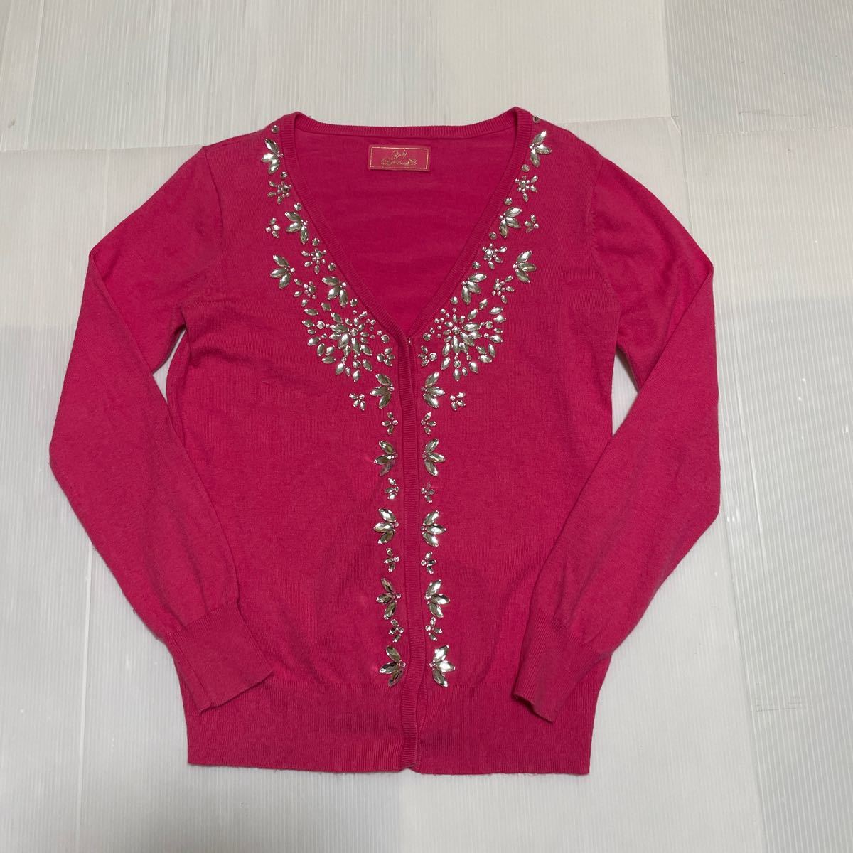 Rady レディ ラインストーン カシミヤ混 カーディガン拍卖