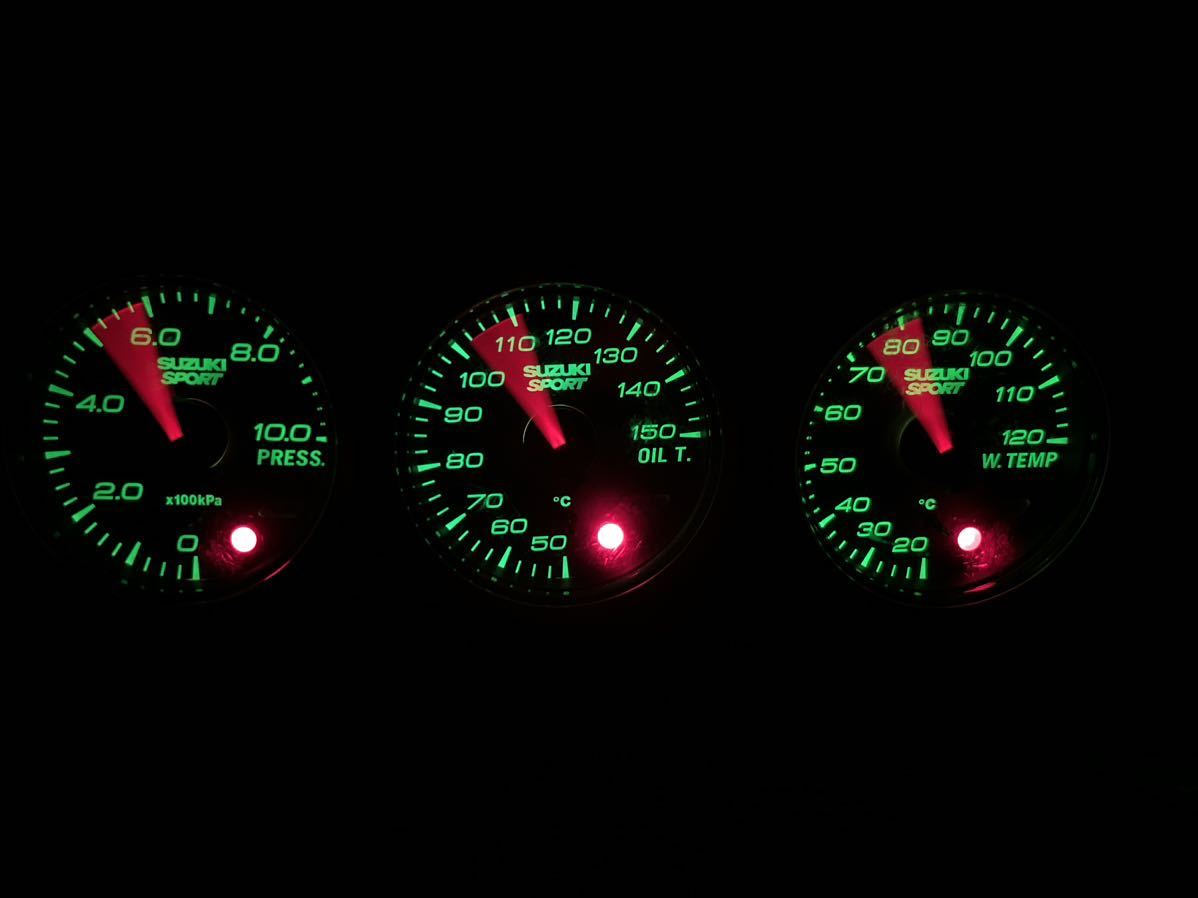 スズキスポーツ ドライブマスター 52パイ ブラック 水温計油温計油圧計 コントロールユニット 新品センサー Defi OEM SUZUKI SPORTS拍卖