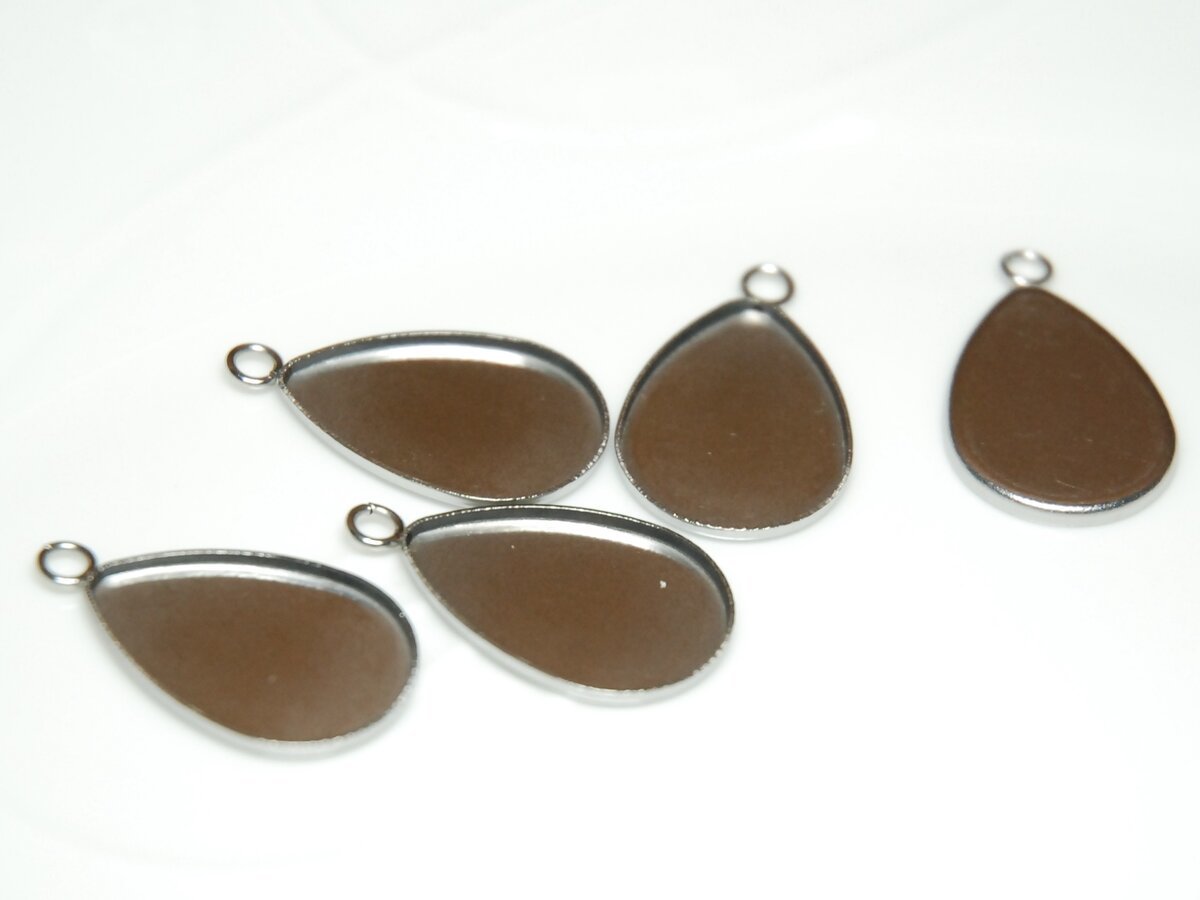 ステンレス レジン カン付き ミール皿 ドロップ型 5個拍卖