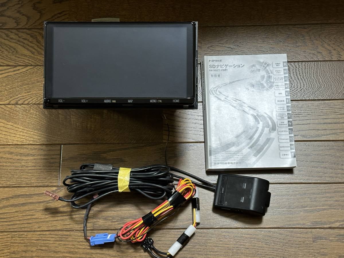 ★トヨタ純正 SDナビ NSZT-Y68T 9インチ フルセグ DVD再生 Bluetooth 純正ドライブレコーダー DRT-C68A付★拍卖