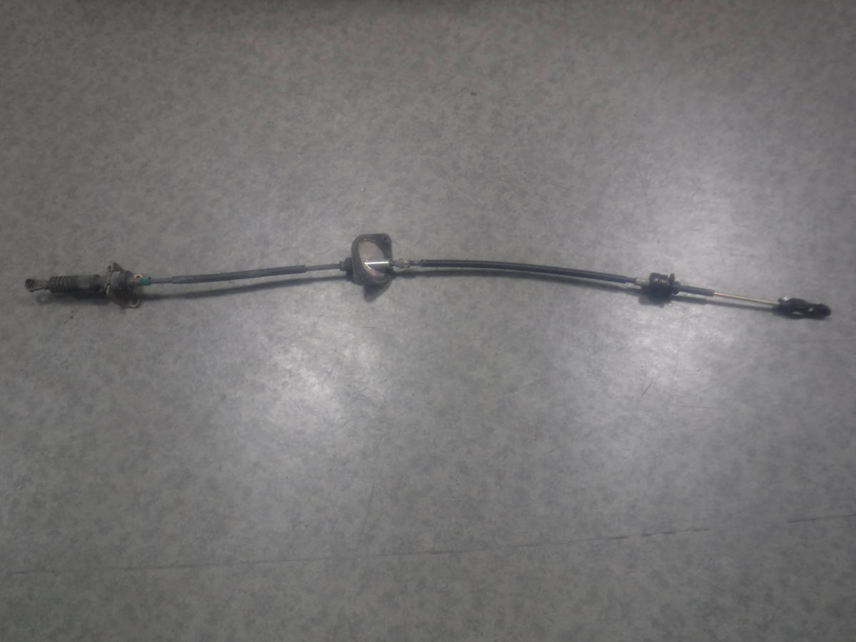 ラパンHE21SアルトラパンK6Aターボ オートマATミッション純正シフト ケーブル ワイヤー セレクト リンク リンケージ 部品取り車あり 拍卖