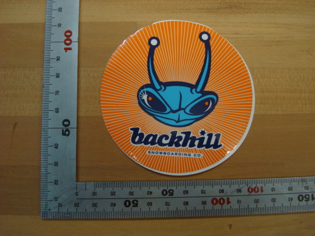 レア物!新品BURTON SNOWBOARDS(バートンスノーボード)ステッカー(backhill)拍卖