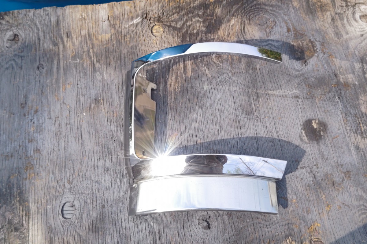 ライトリム 右側 ふそう スーパーグレート デコトラ トラック メッキ 純正 中古拍卖