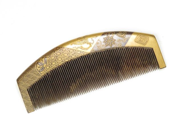 【5976】明治~大正 和装小物 蒔絵 櫛(初品・買取品)拍卖