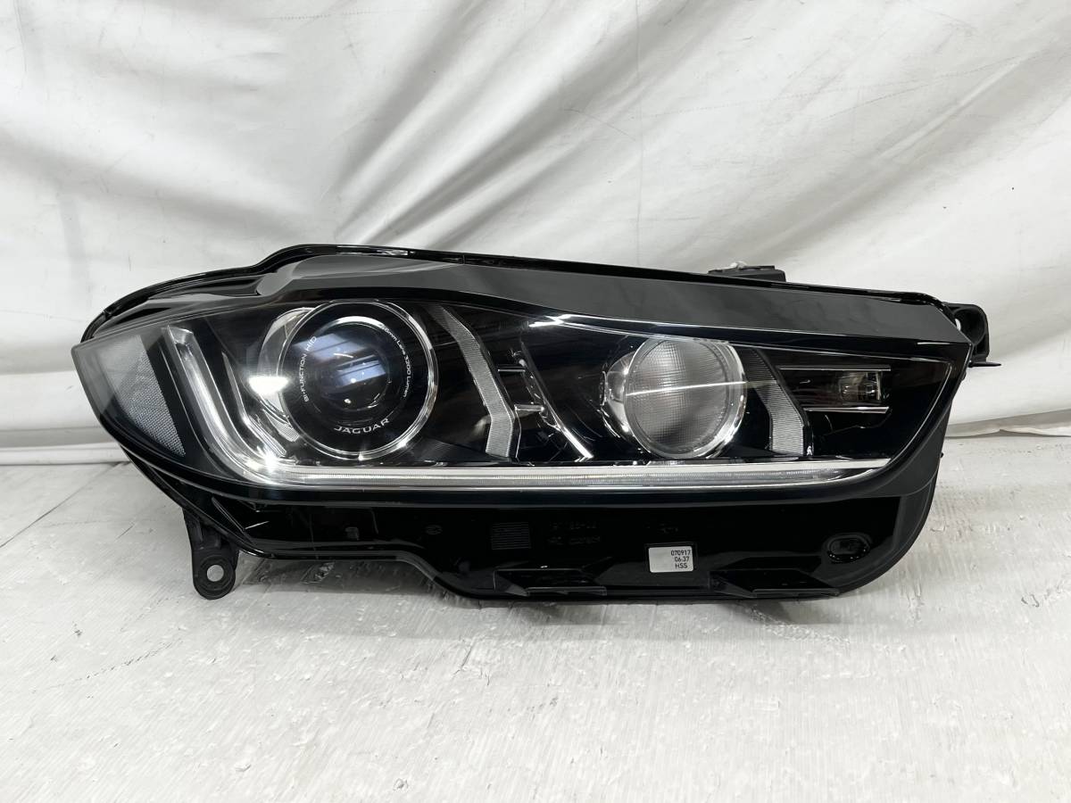 *送料込*即決 ジャガー XE JA2 純正 HID 右 ヘッドライト バラスト/コントロールユニット付 GX73-13W029-AH フロント ランプ 1646拍卖