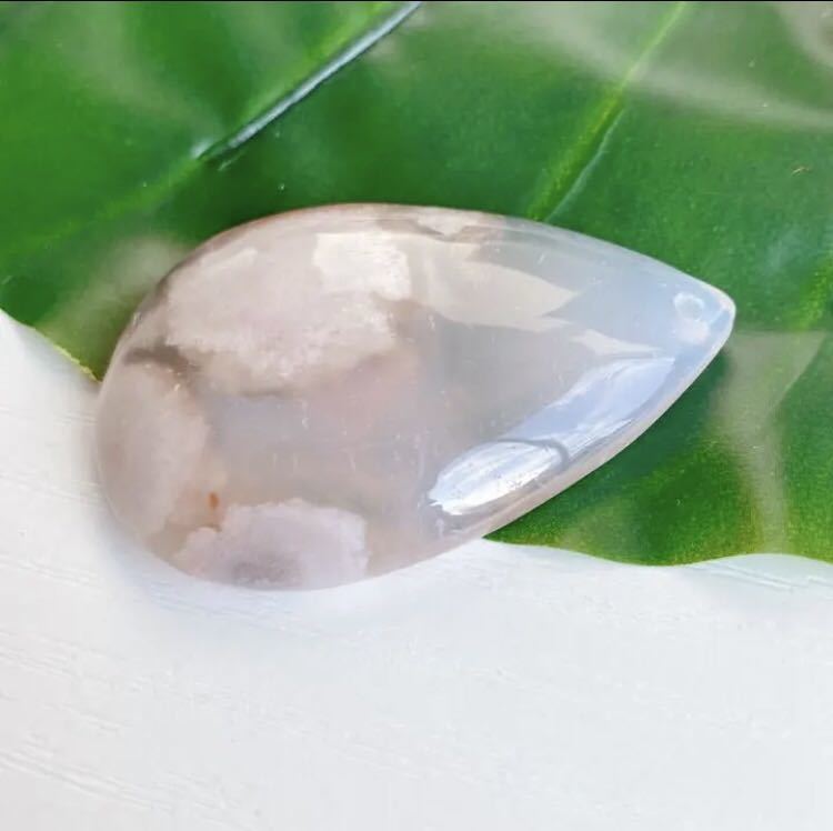 桜瑪瑙 ルース ペンダントトップ チェリーブロッサムアゲート天然石 NP11拍卖