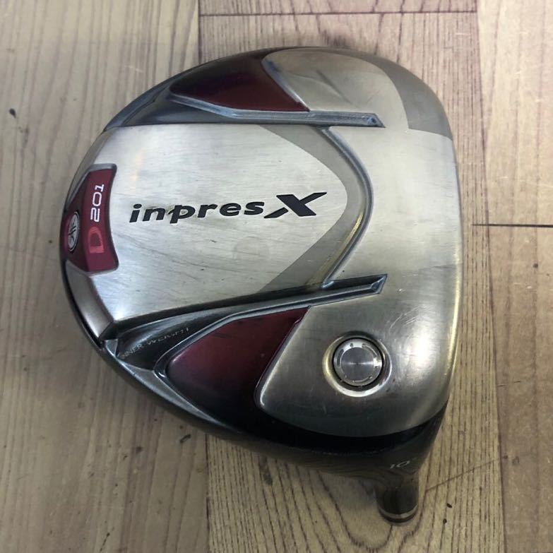 ☆☆ 送料無料 ☆☆ impres X インプレス D201 TYPE S 10° ドライバー ヘッド 単品拍卖