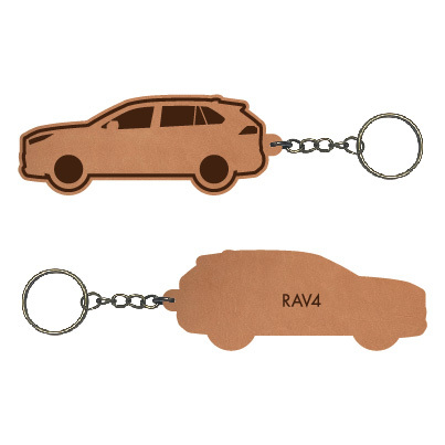 【本革】トヨタ RAV4【50系】レザーキーホルダー拍卖