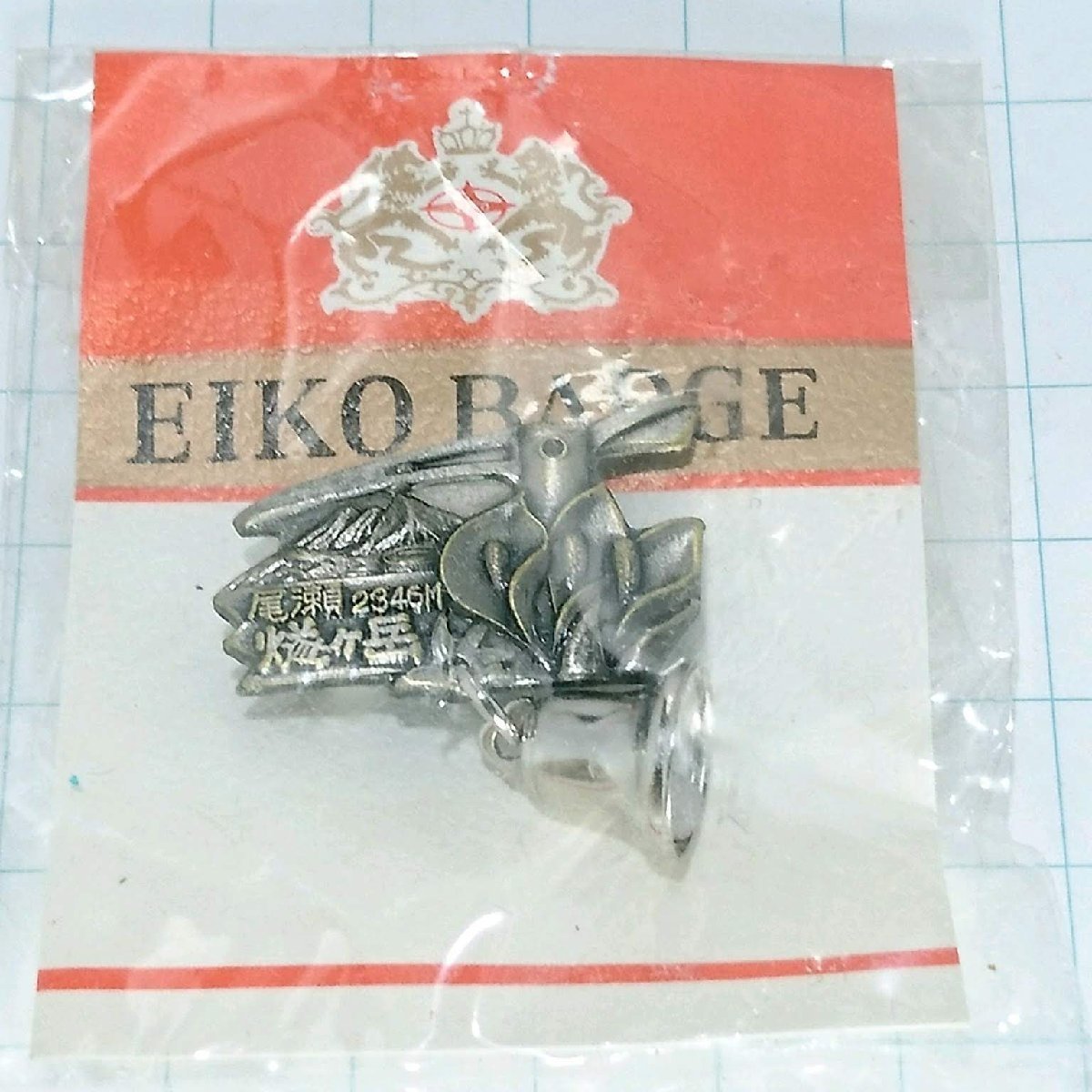 送料無料)未使用 尾瀬 燧ケ岳 ご当地 観光地 登山 山登り 旅行 記念 山バッジ ピンバッジ PINS ピンズ A20913拍卖