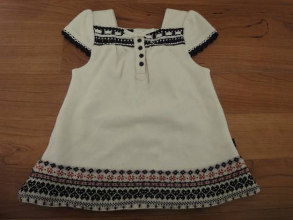 組曲 秋冬用 チュニックワンピース トップス S(100-110.) 白拍卖