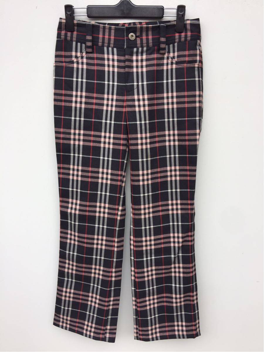 【美品】BURBERRY BLUE LABEL 裏地付きチェックパンツ ノバチェック拍卖