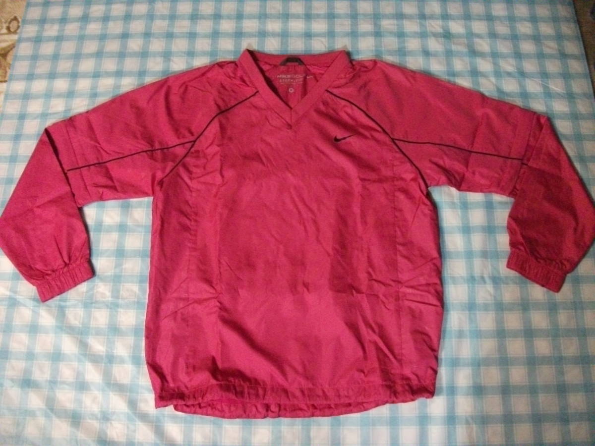 ナイキゴルフ 2WAY Vウインド ピンク M 美品拍卖