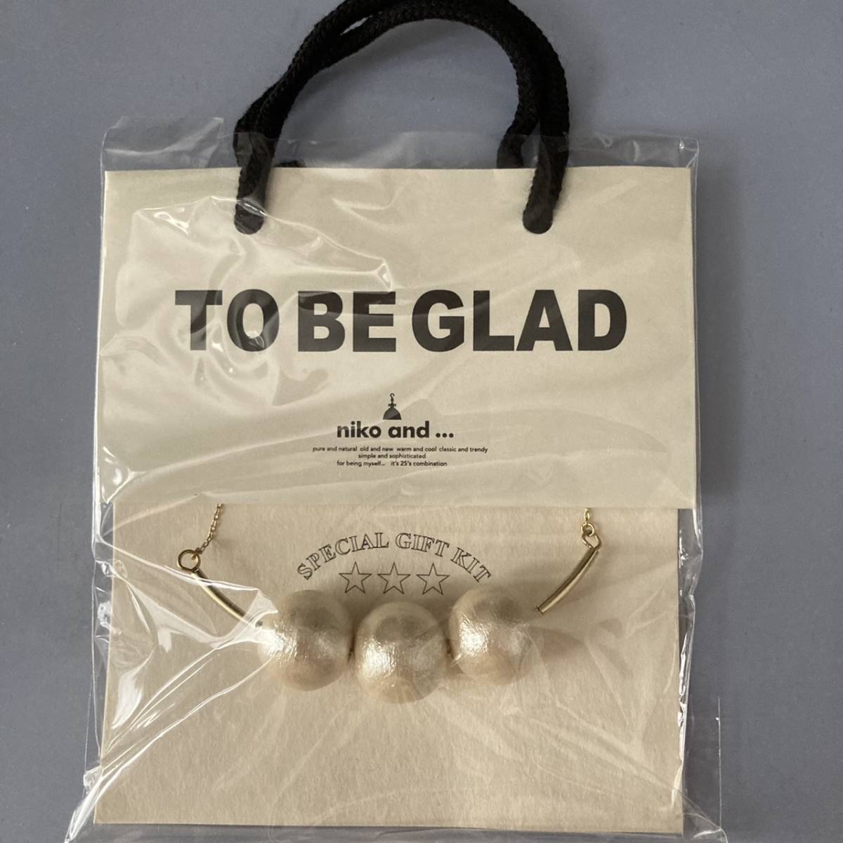 新品☆ニコアンドniko and...☆コットンパールネックレス拍卖
