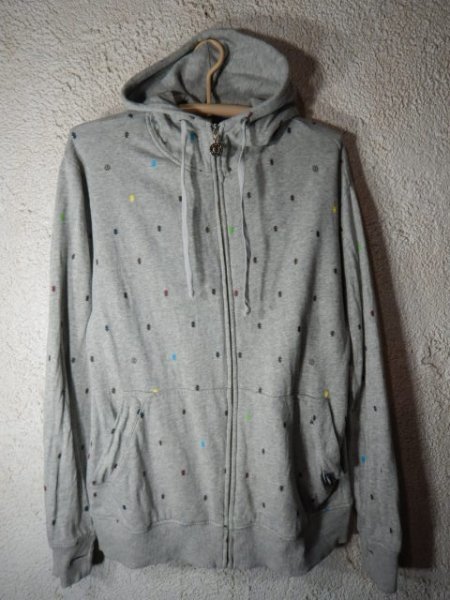 n8501 ELEMENT エレメント ジップ スウェット パーカー フーディ 総柄 デザイン 人気 ストリート拍卖