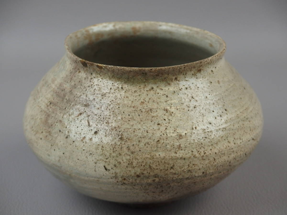 【骨董・茶道具】★李朝 高麗★★刷毛目小壷 eq049ab.8拍卖