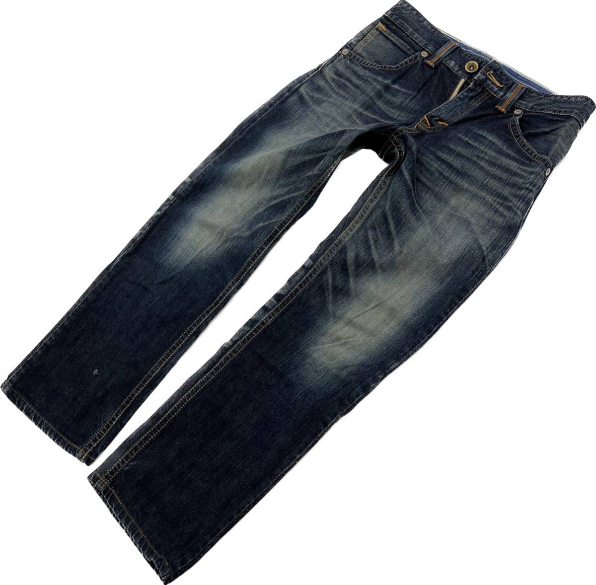 EDWIN ☆ 463XVS 最高の色落ち◎ デニムパンツ ウエスタン ジーンズ W28 アメカジ ストリート バイカー カジュアル エドウィン■Ja6743拍卖