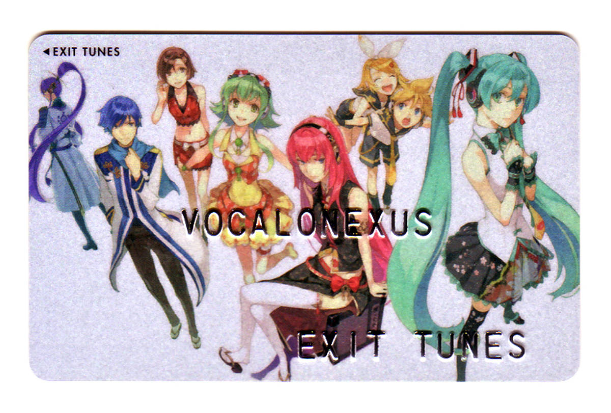 USED 初音ミク クレジットカード型フェイクカード(プラチナカード仕様)拍卖