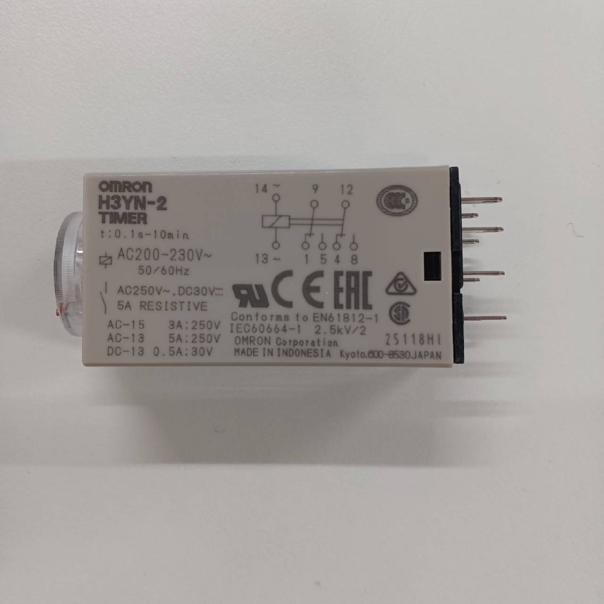 新品未使用品 H3YN-2 ソリッドステート・タイマ OMRON オムロン 内容量:1個 B-2拍卖