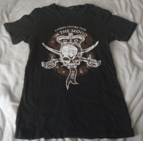 氷室京介 IN THE MOOD TOUR 2007 Tシャツ Sサイズ ブラック拍卖