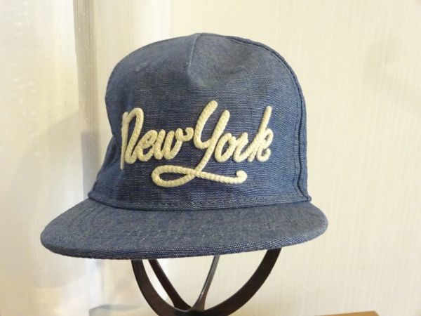 ▲ H&M ▼ キッズ帽子 デニムキャップ 男の子 スタイルハット サイズ49cm キャップ 帽子 NewYork拍卖