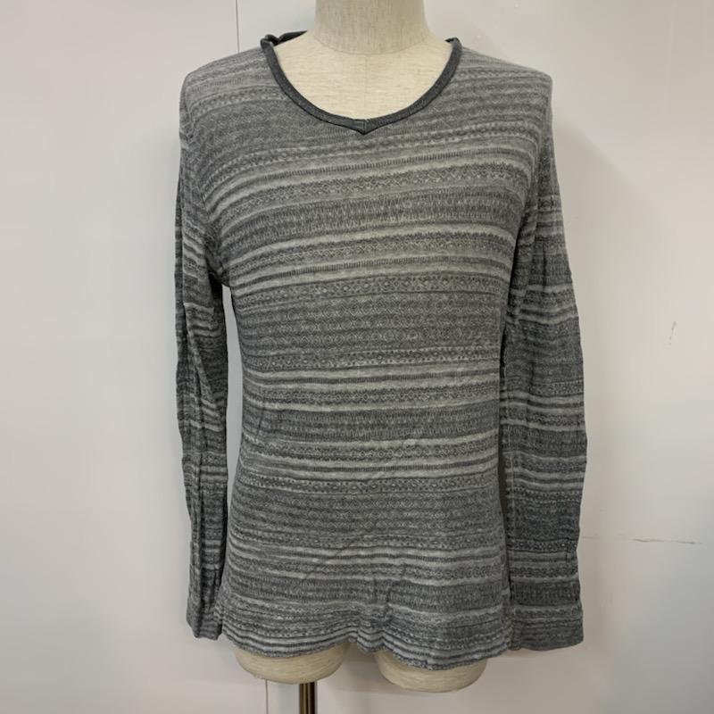 green label relaxing S グリーンレーベルリラクシング カットソー 長袖 Cut and Sewn 灰 / グレー / 10041732拍卖