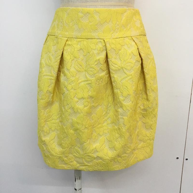 JILLSTUART 0 ジルスチュアート スカート ミニスカート Skirt Mini Skirt Short Skirt 黄 / イエロー / 10047280拍卖