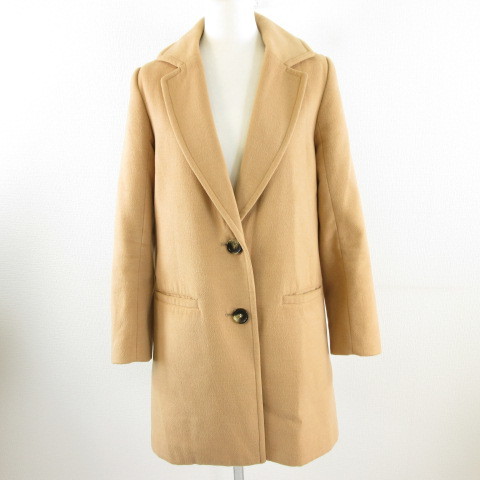 ローリーズファーム LOWRYS FARM テーラードコート チェスター 長袖 ベージュ M *A895 レディース拍卖