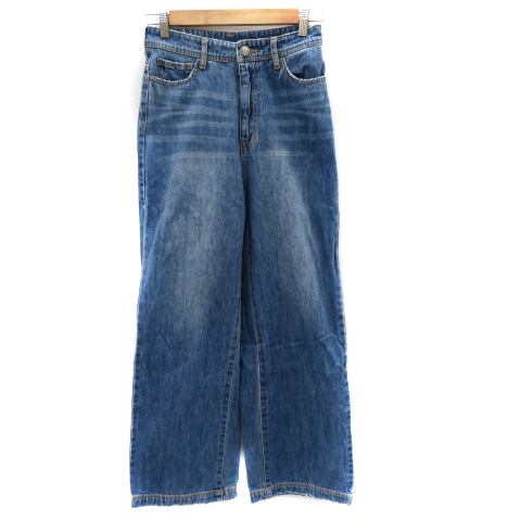 リップスター LIPSTAR デニムパンツ ジーンズ バギーパンツ ロング丈 ウォッシュ加工 1 ライトブルー /YK12 レディース拍卖