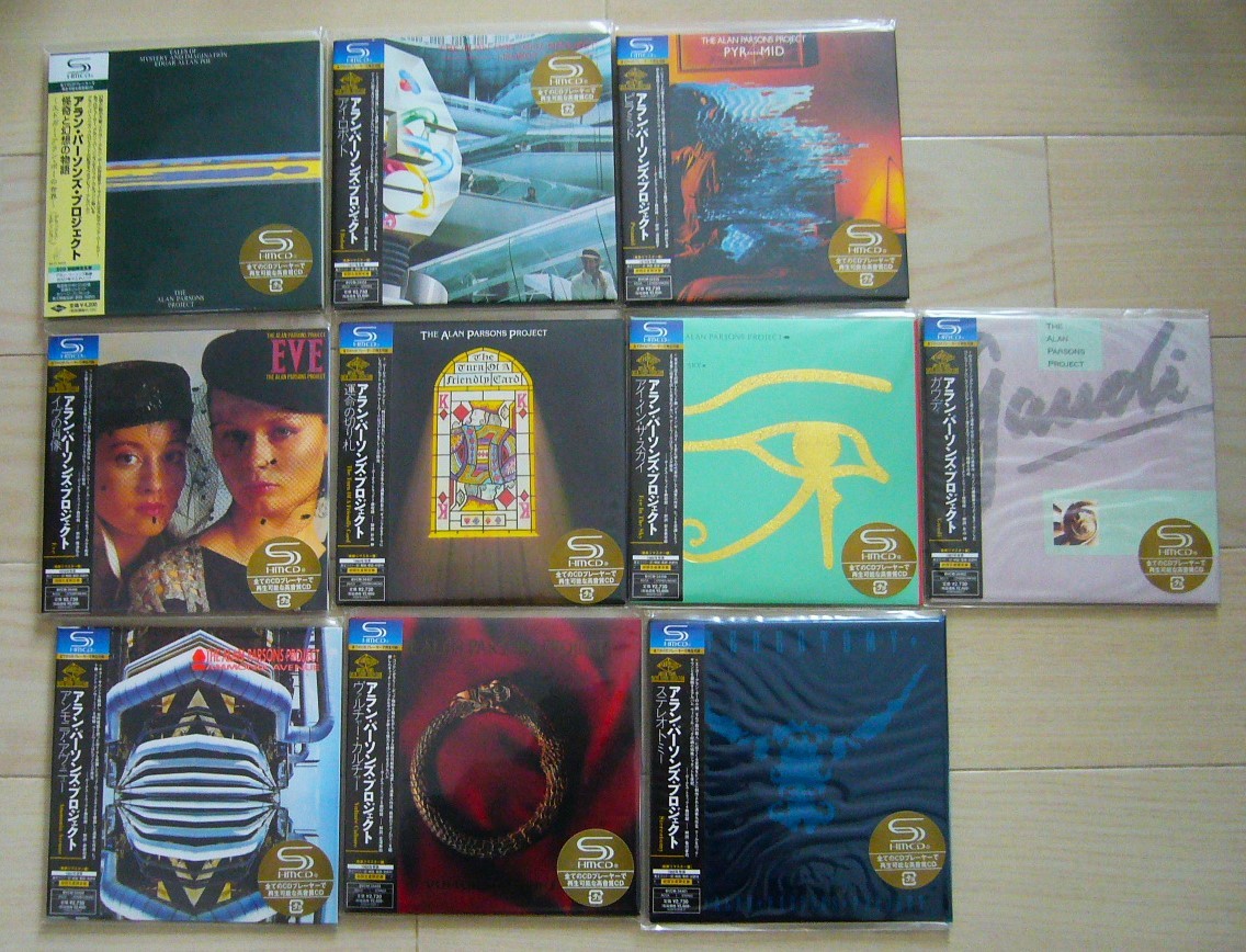 音質最高 12枚 紙ジャケ プロモ盤 SHM-CD THE ALAN PARSONS PROJECT アラン パーソンズ プロジェクト ザ シシリアン ディフェンス 長岡鉄男拍卖