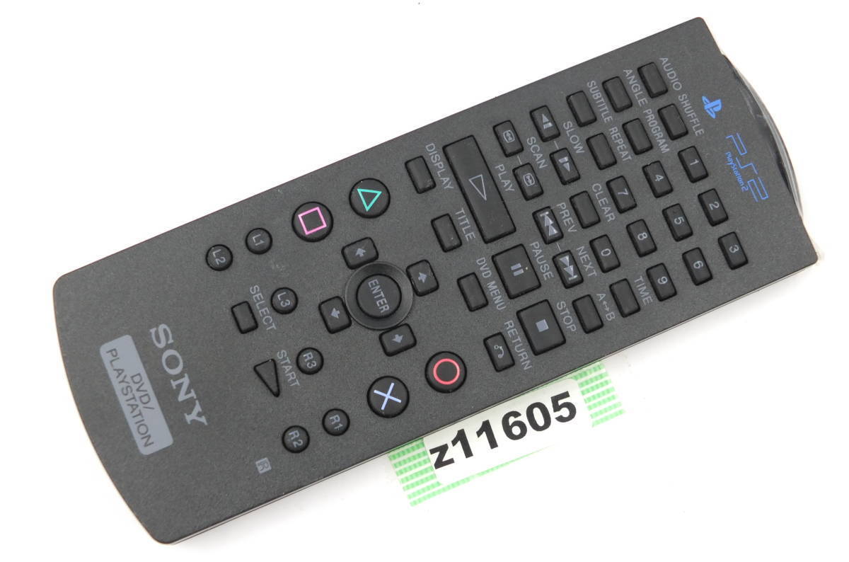 【z11605】SONY ソニー SCPH-10150 PS2 Play Station2 DVD用 リモコン 動作確認済み 送料全国一律300円拍卖
