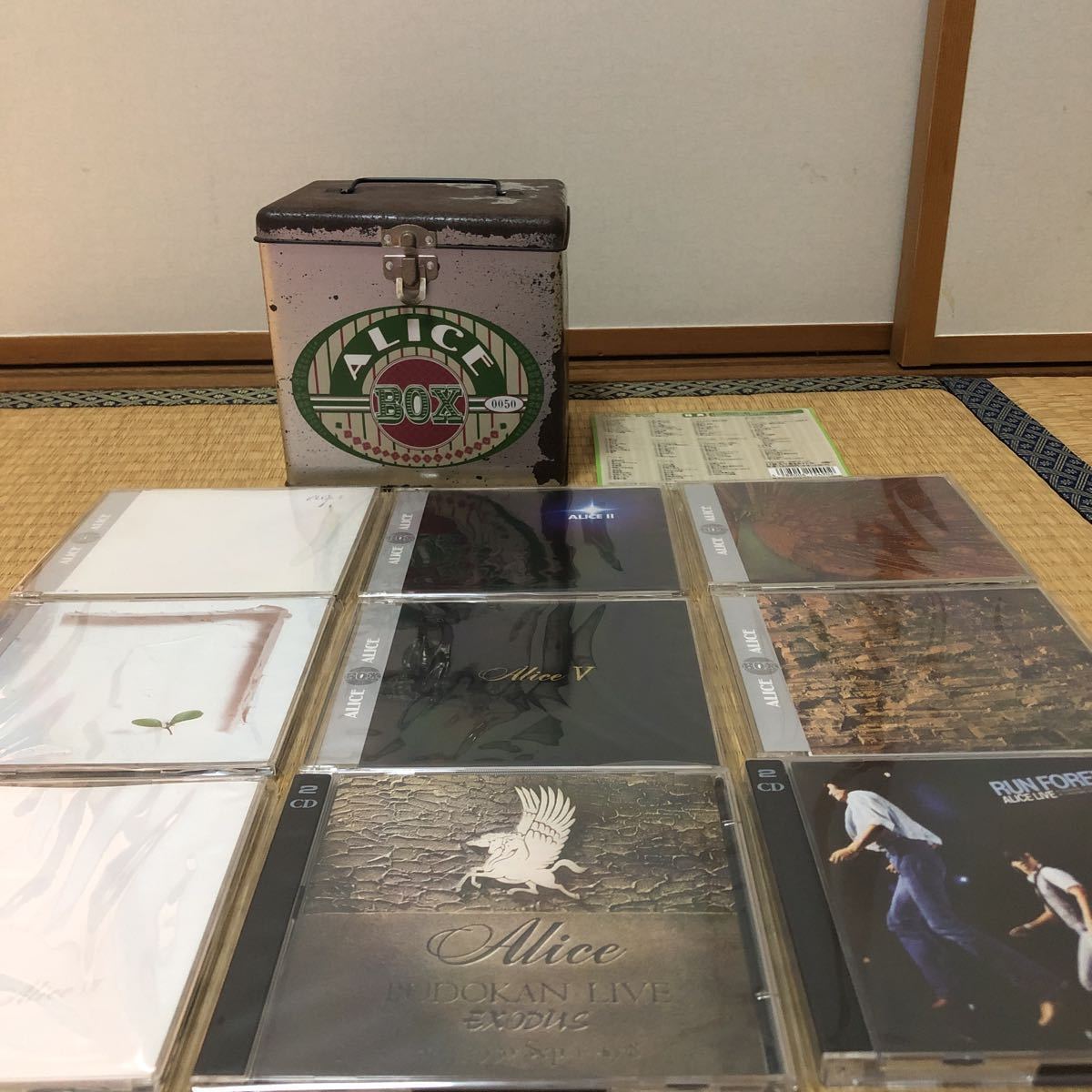 即決 ALICE BOX 特製缶ケース 1998年リマスター フルセット アリス I〜VII 栄光への脱出 限りなき挑戦 谷村新司拍卖