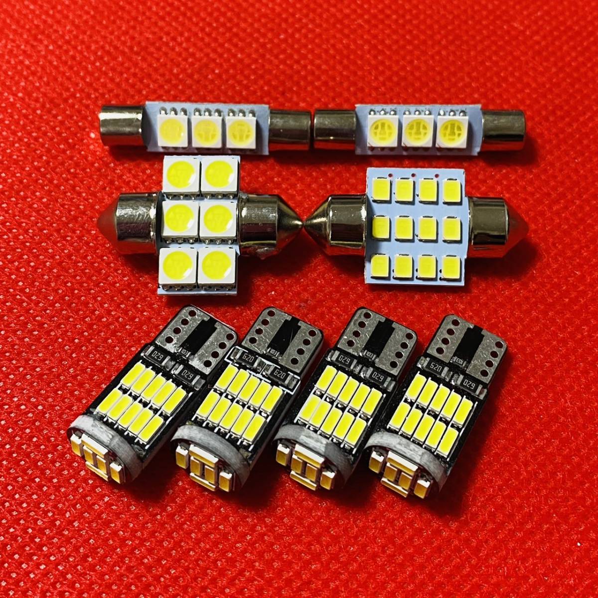 超爆光 ZVW40系 プリウスα LED ルームランプ バニティ 8点セット ホワイト トヨタ 純正球交換 送料無料拍卖