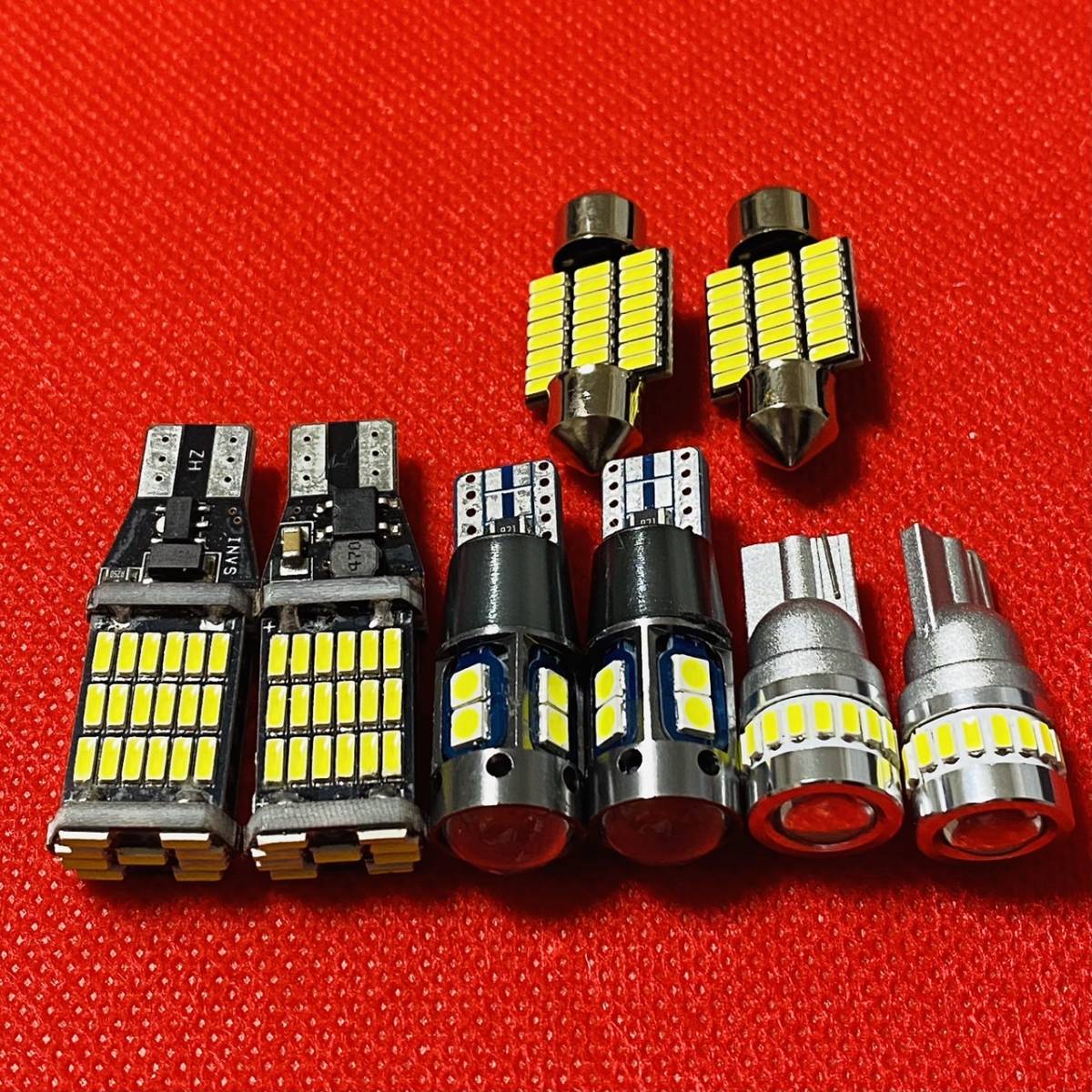 超爆光 プロボックス サクシード NCP50系 NLP50系 ルームランプ バックランプ ナンバー灯 8個セット T10 LED ホワイト トヨタ 送料無料拍卖