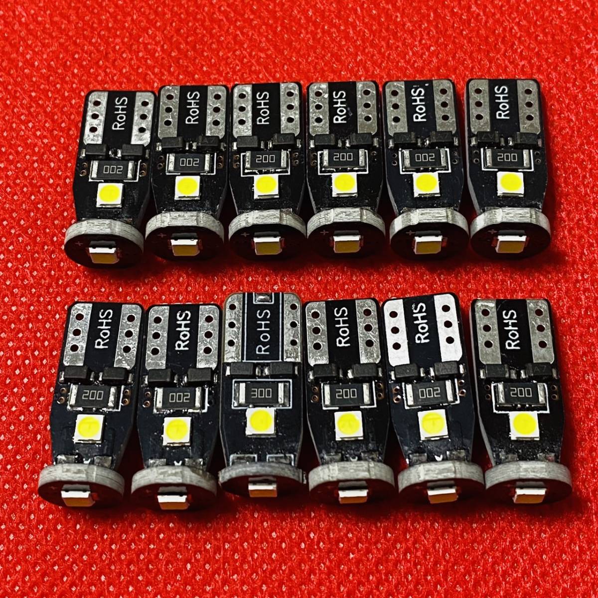 超爆光 GWS204 クラウンハイブリッド T10 LED ルームランプ 12個セット ウエッジ球 ホワイト トヨタ 純正球交換 送料無料拍卖