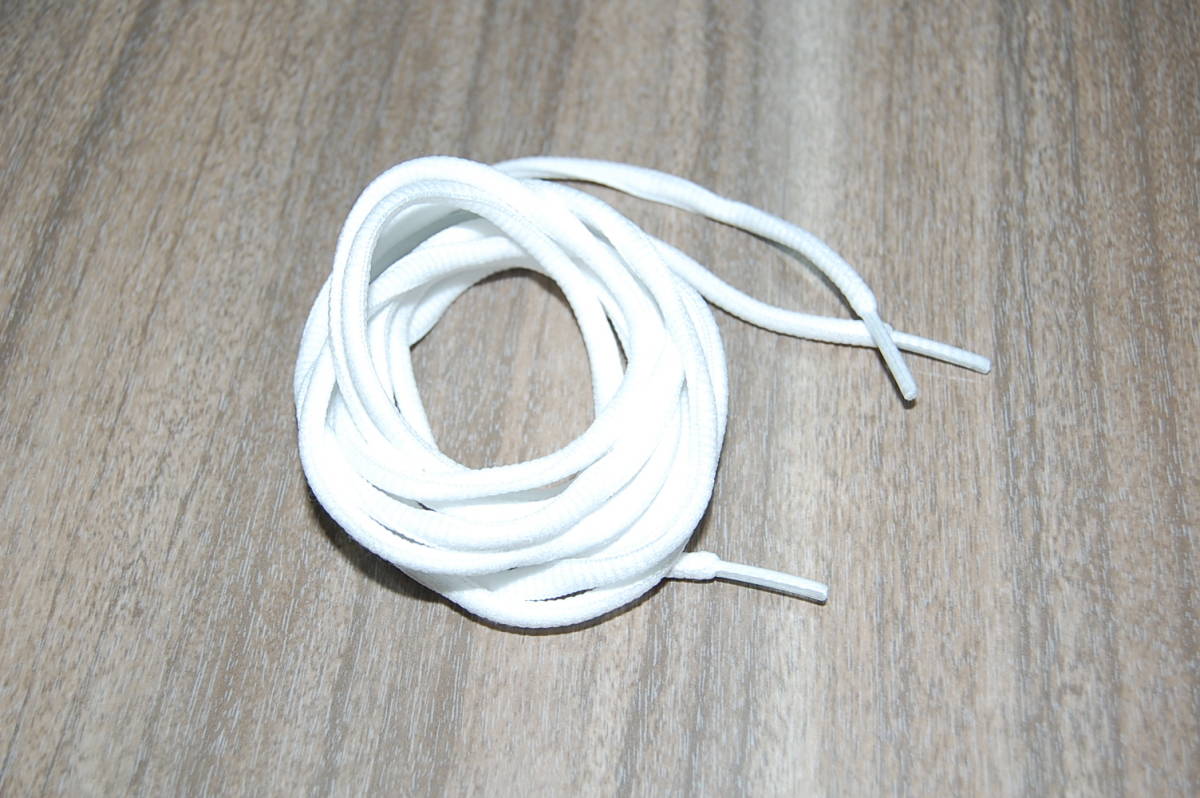 くつひも/靴ひも/クツヒモ/白/ホワイト/110cm/シューレース/楕円/ボニー/350円即決拍卖